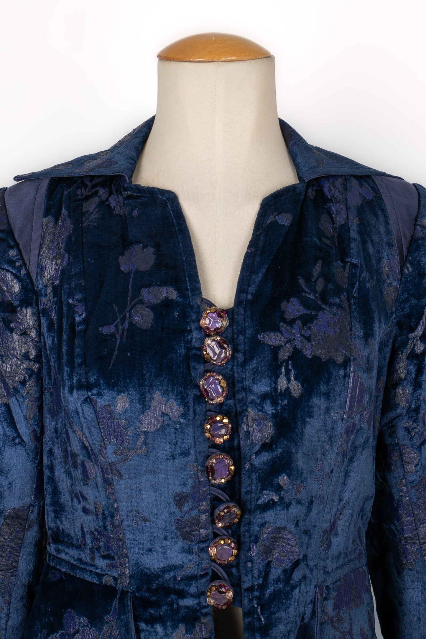 Tailleur en velours Christian Lacroix