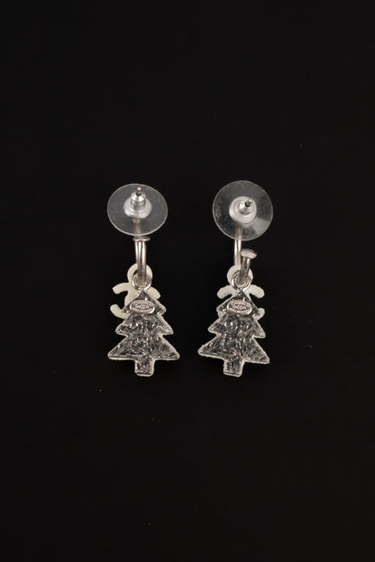 Boucles d'oreilles Chanel neige