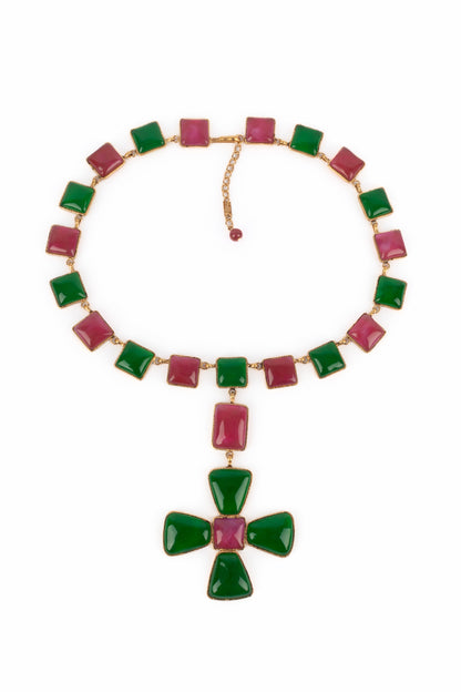 Collier croix Augustine