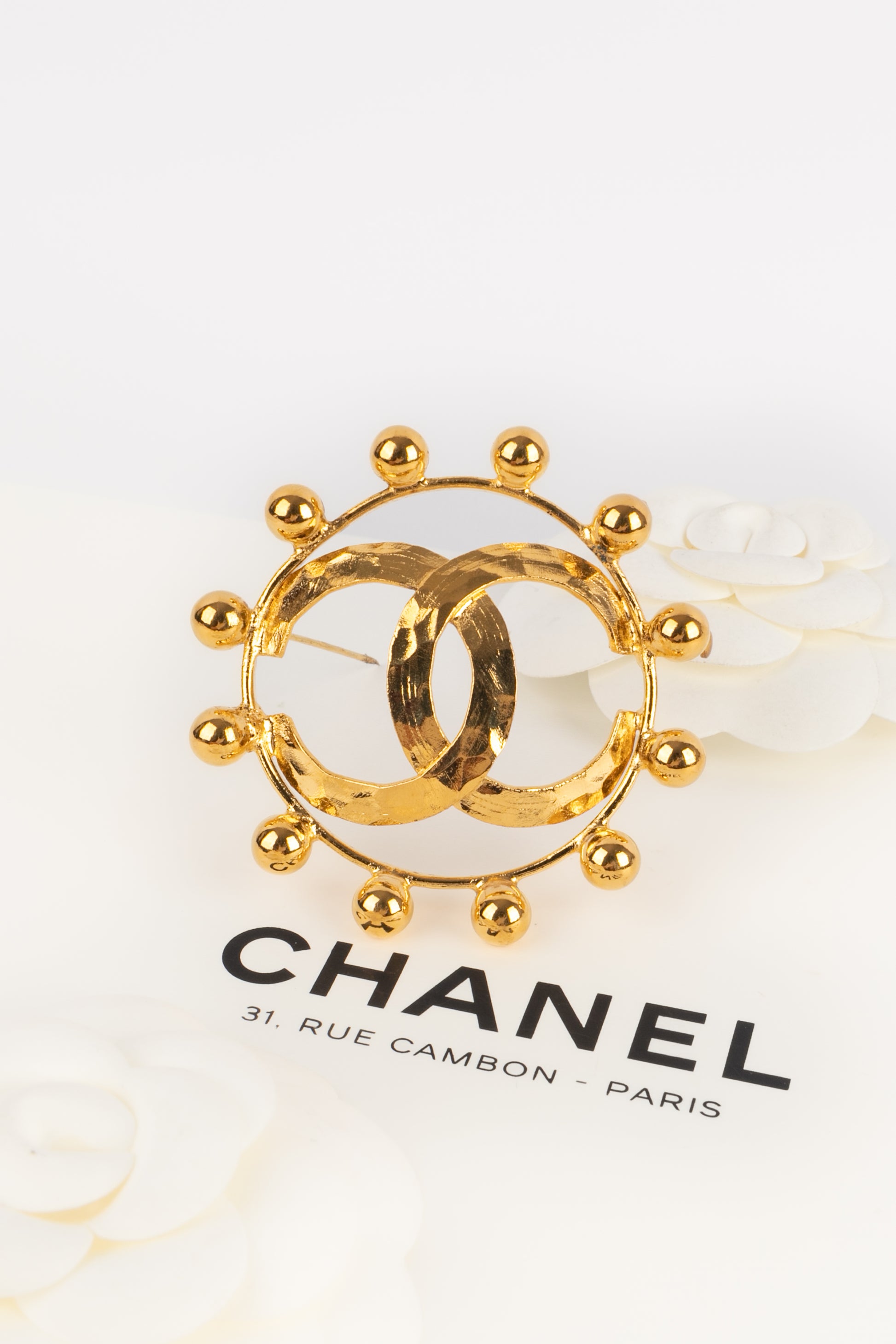 Broche cc Chanel 1990's