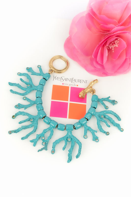 Bracelet corail Yves Saint Laurent