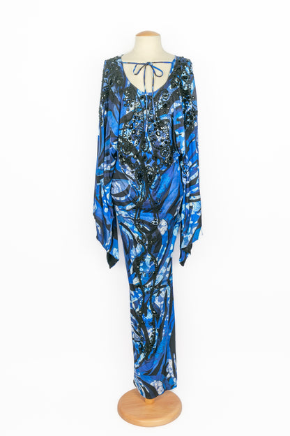 Robe bleue Emilio Pucci