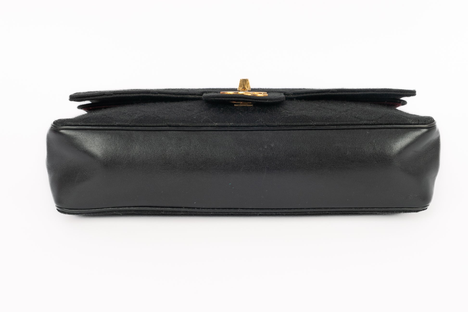 Sac classique en jersey Chanel 1970's