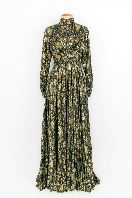 Robe en lamé Nina Ricci