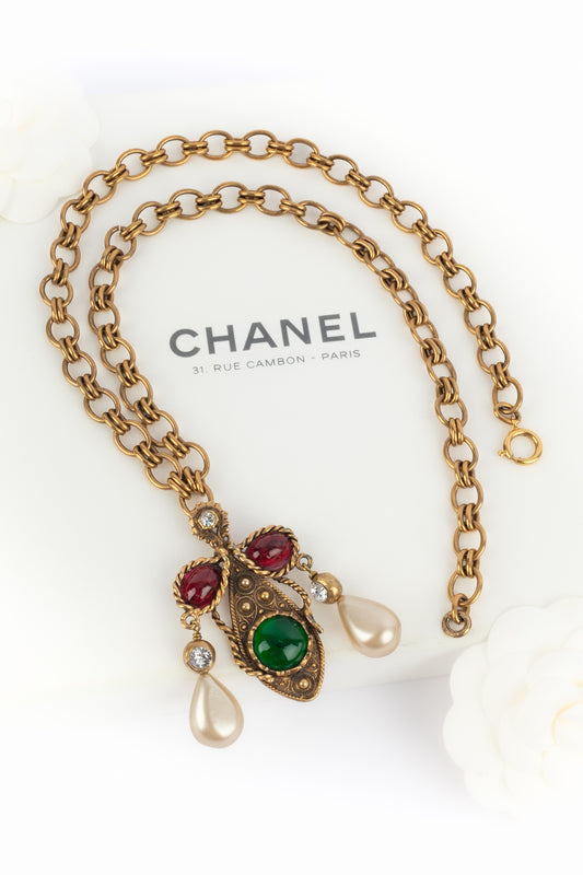 Collier byzantin Chanel 1980's