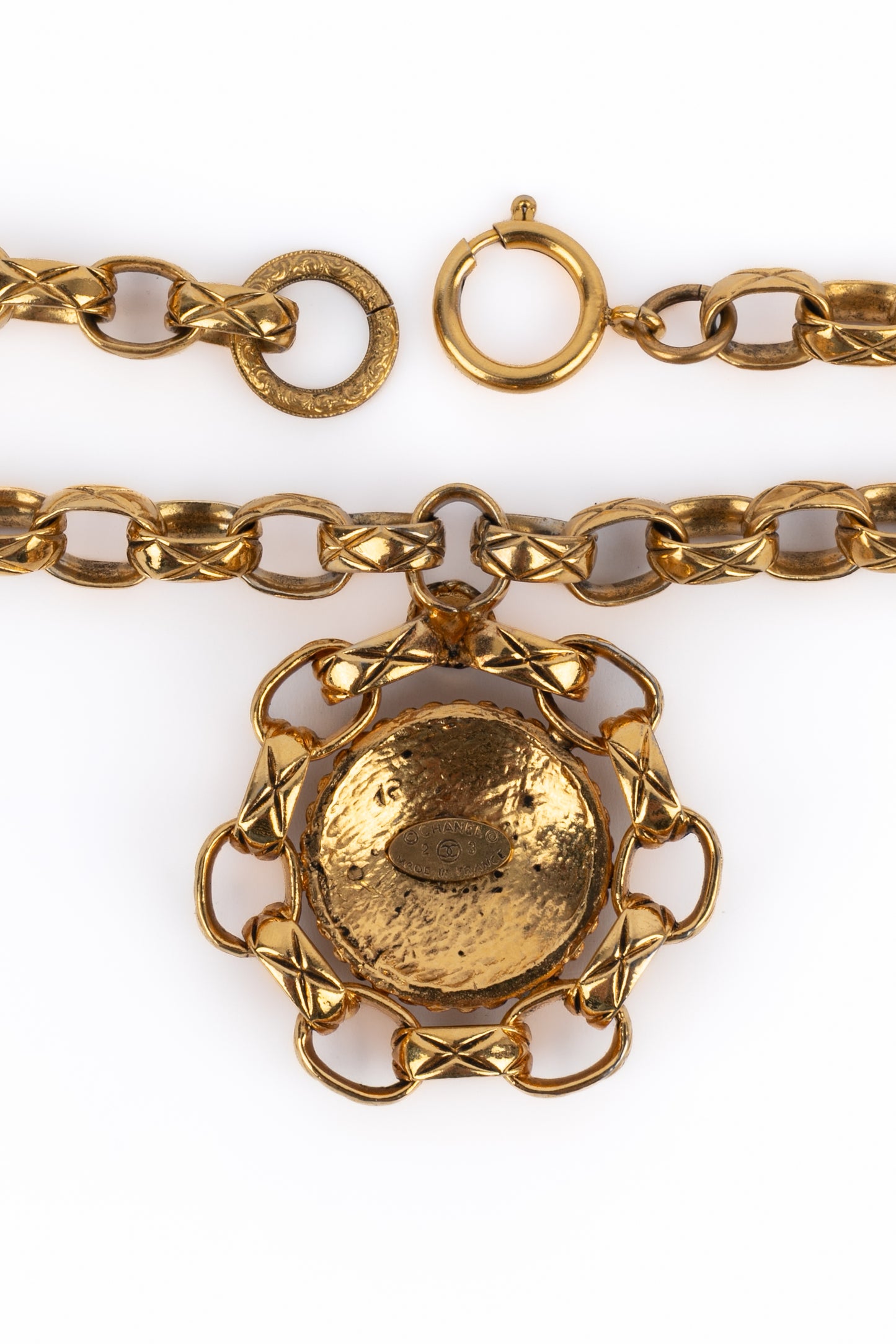 Collier pendentif Chanel 1989's