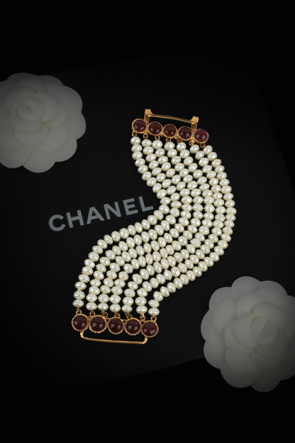 Bracelet de perles Chanel Printemps 1995