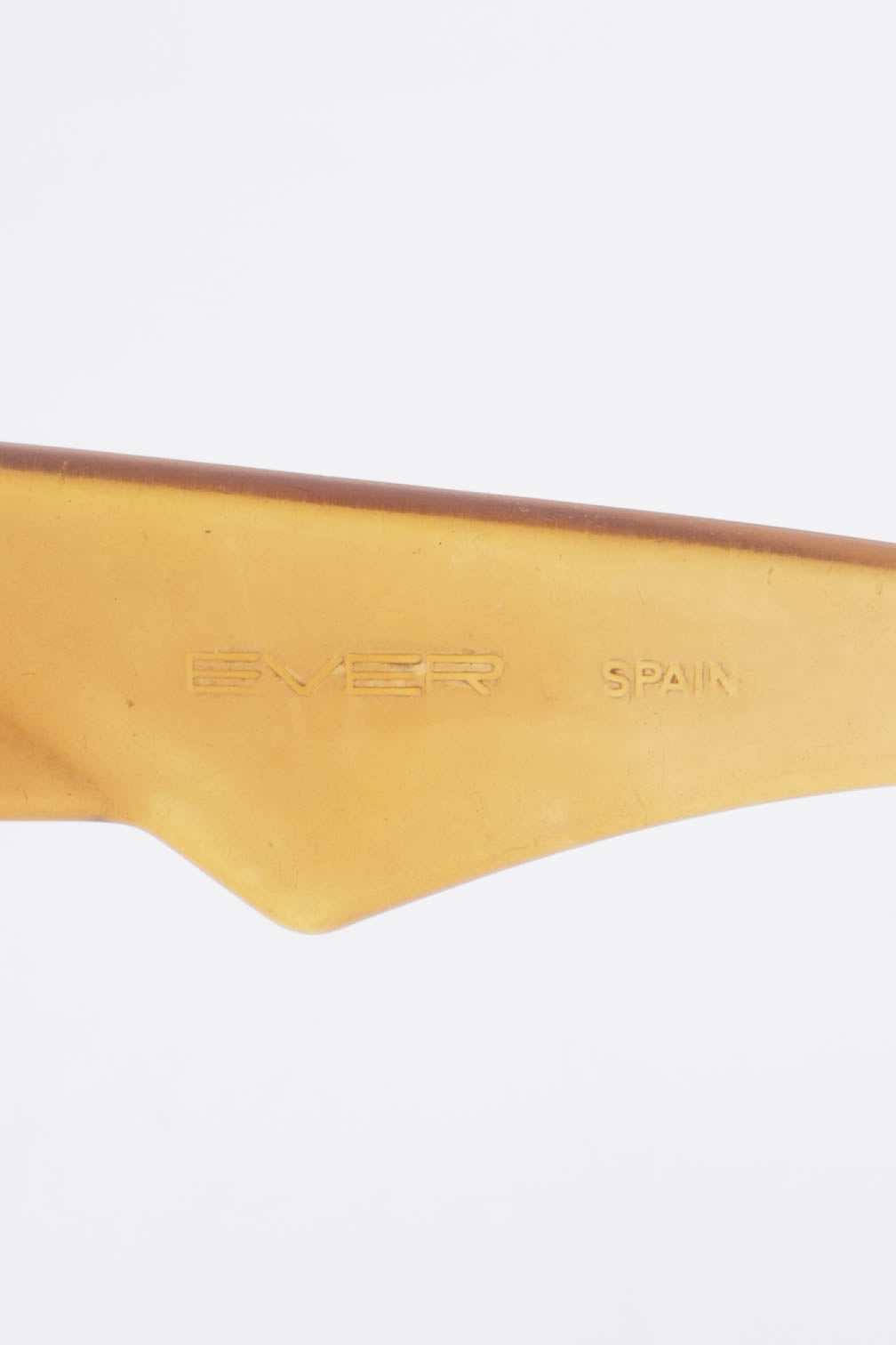 Lunettes de soleil en bakelite orange 