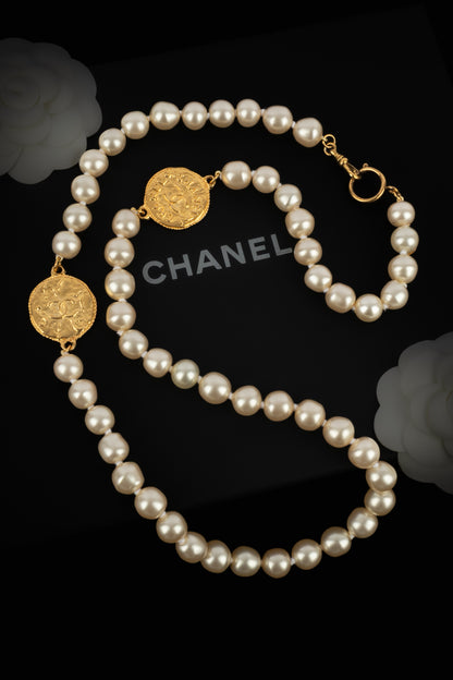 Collier de perles Chanel 1985's