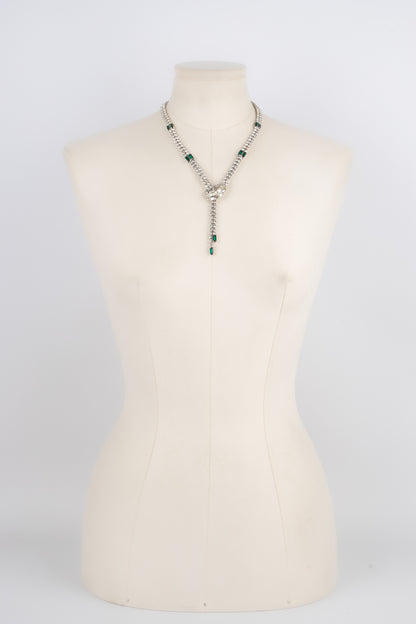 Collier strassé vintage