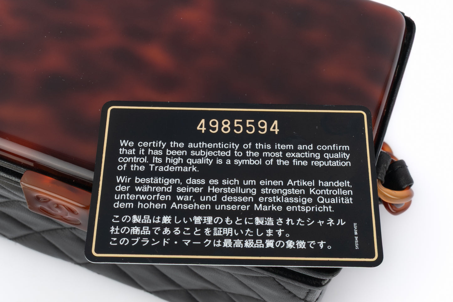 Sac "Box" Chanel 1996-1997