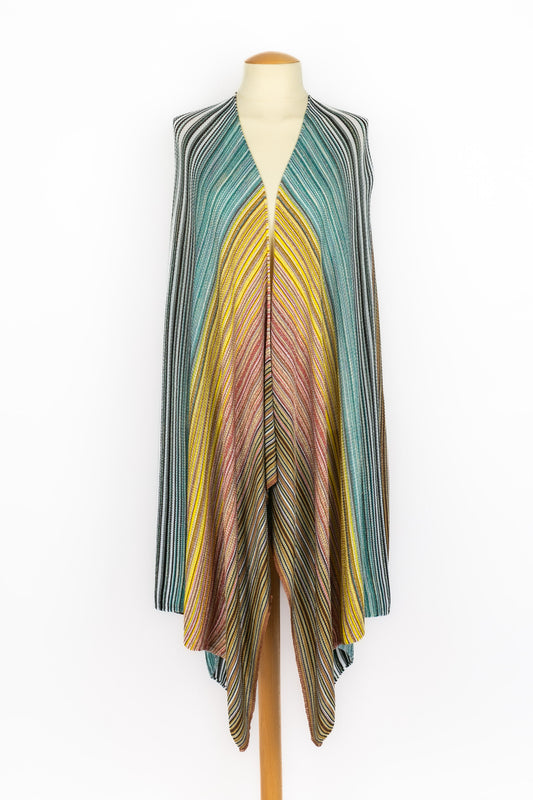 Gilet façon cape Missoni