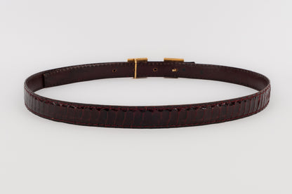 Ceinture en serpent Pierre Cardin