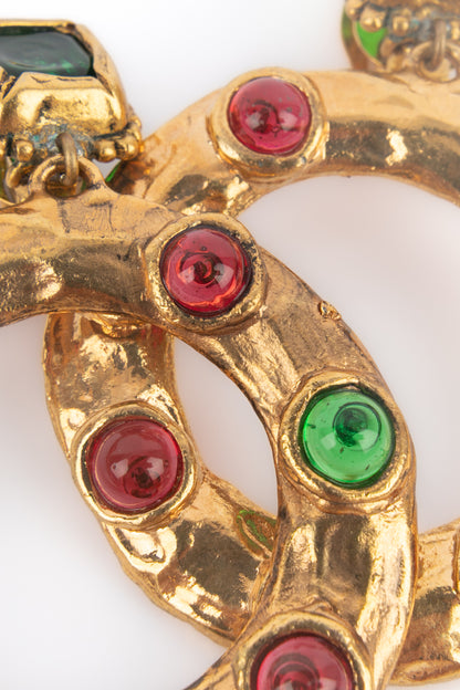 Boucles d'oreilles baroques Chanel 