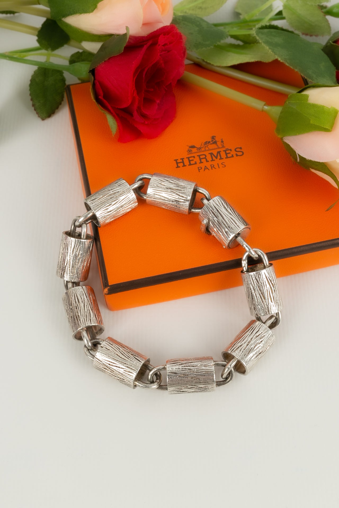 Bracelet en argent Hermès