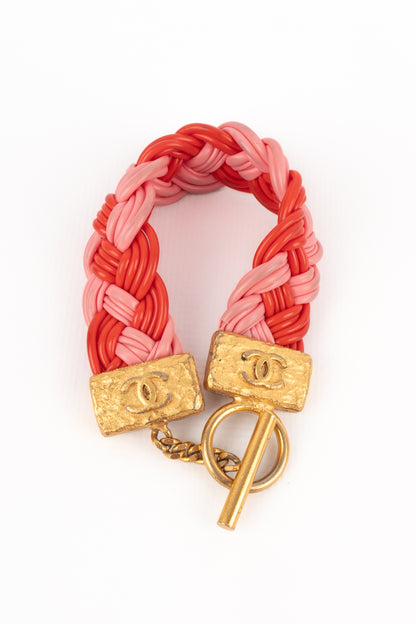 Bracelet "scoubidou" Chanel 1994