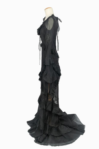 Longue robe en soie Emilio Pucci