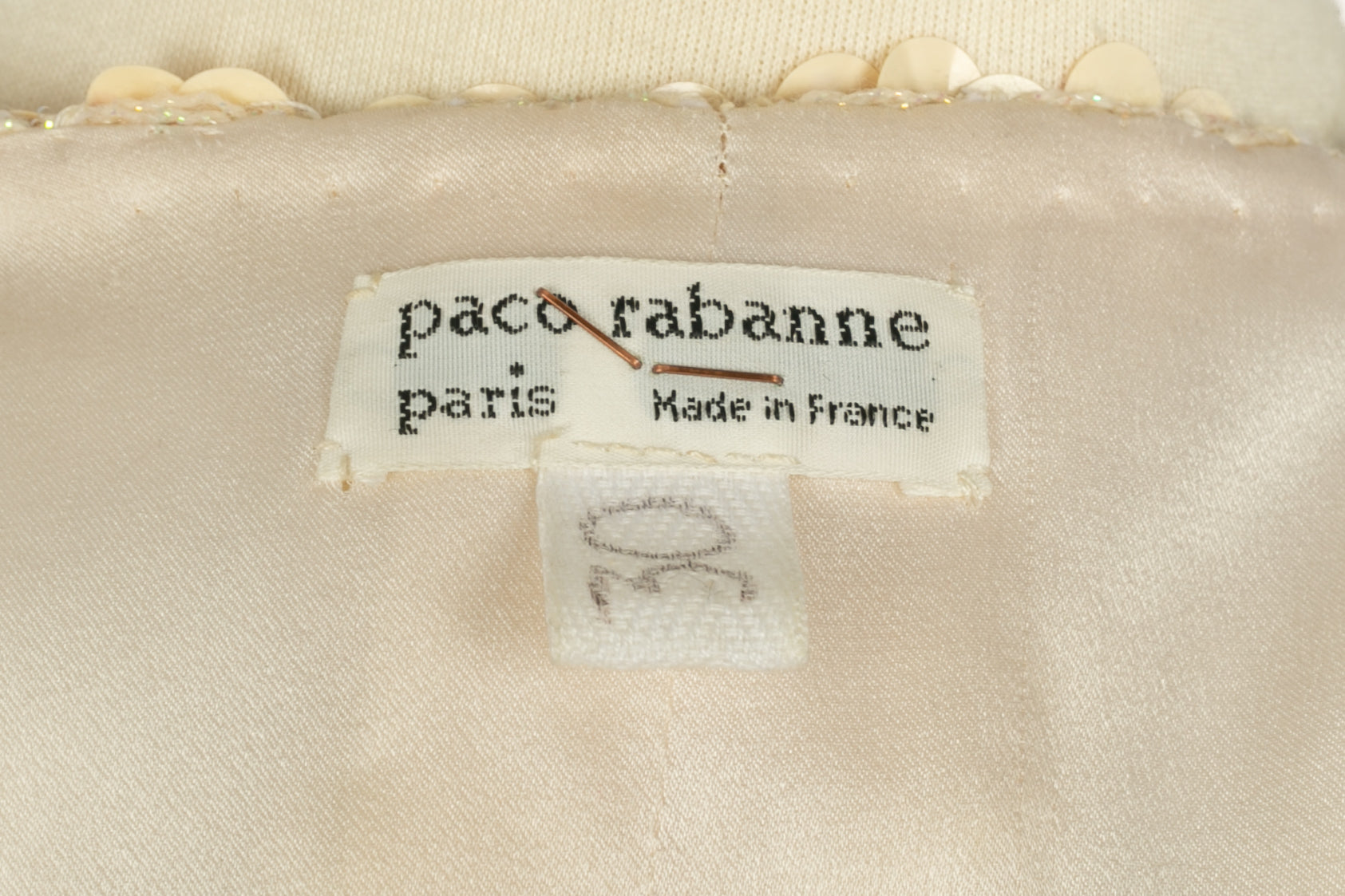 Veste Paco Rabanne Haute Couture été 1989