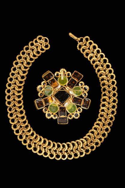 Collier pendentif Chanel 1990's