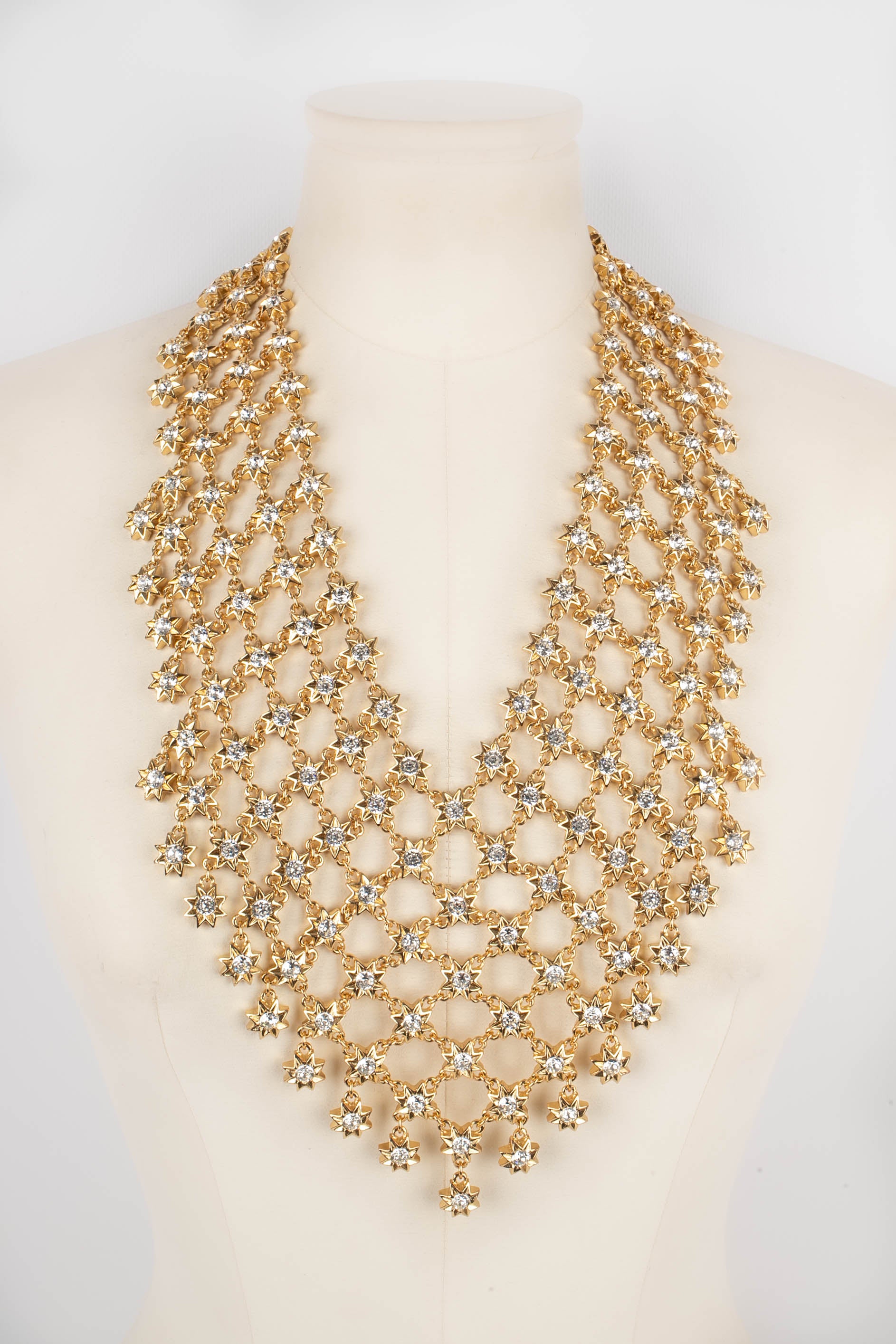 Collier plastron Christian Dior 1992