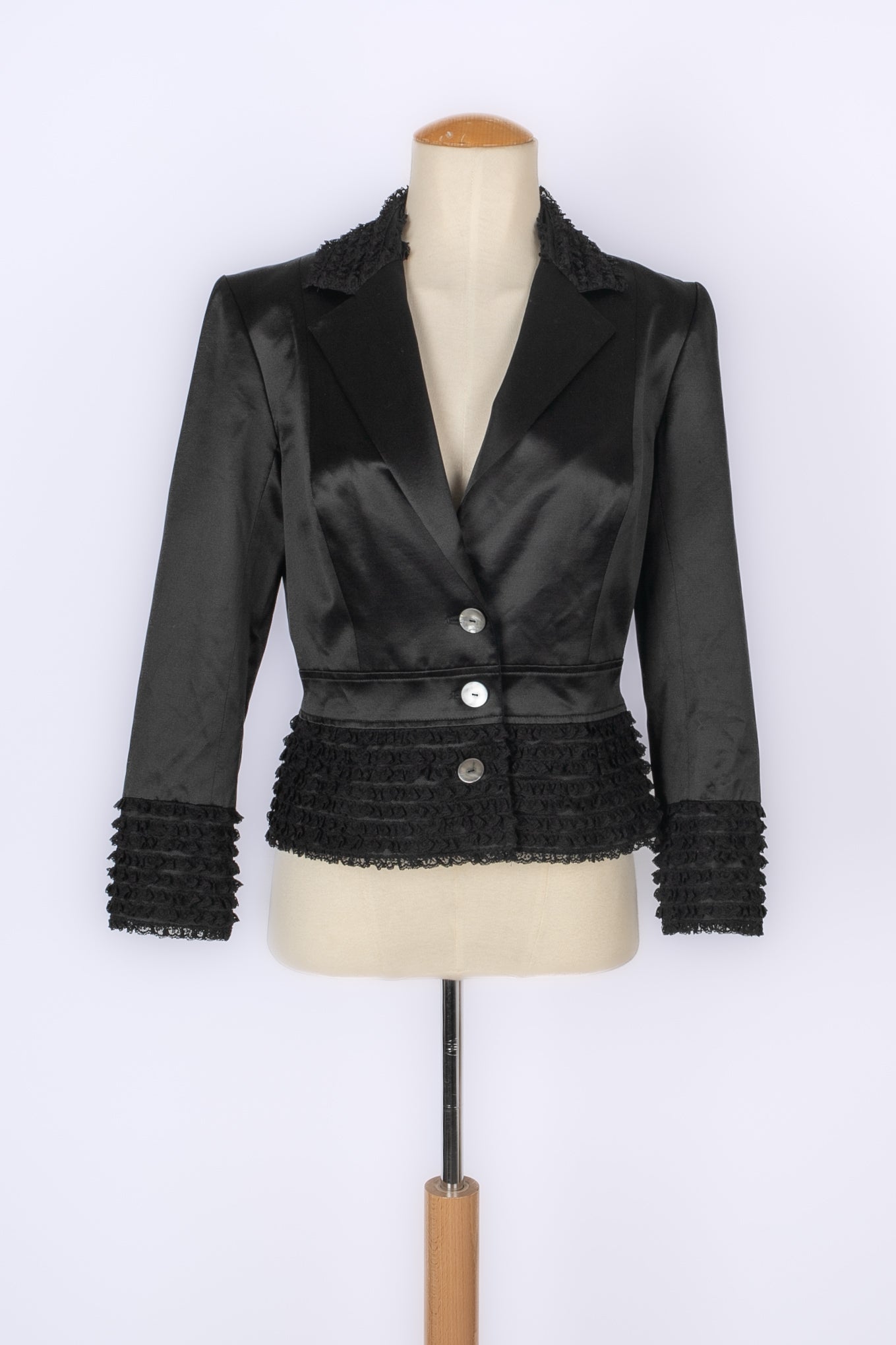 Veste noire Galliano