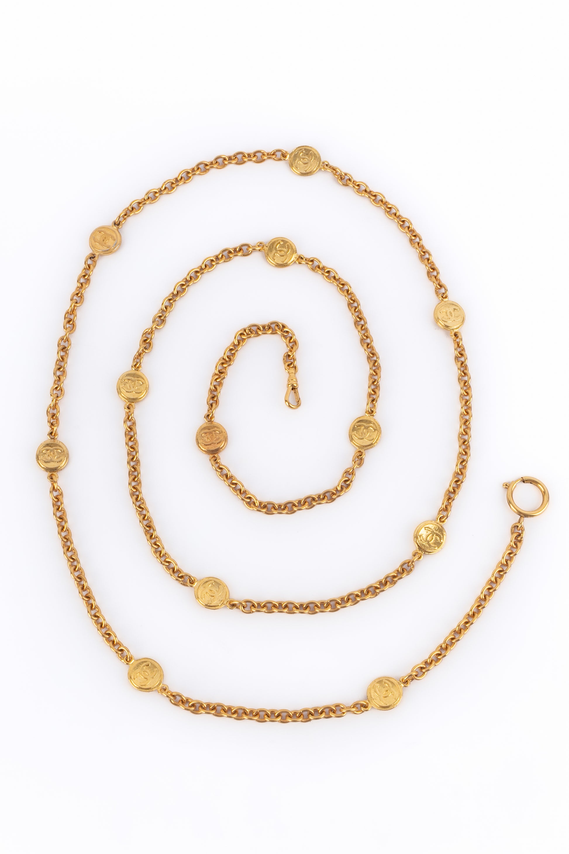 Collier cc Chanel 1985-1990