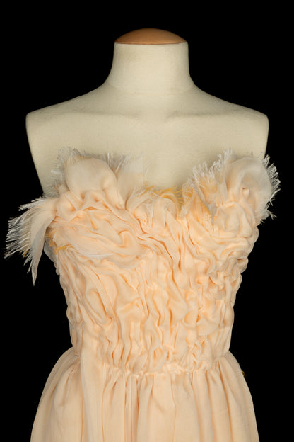 Robe "Symphonie Barbare" Franck Sorbier Printemps-Eté 2025