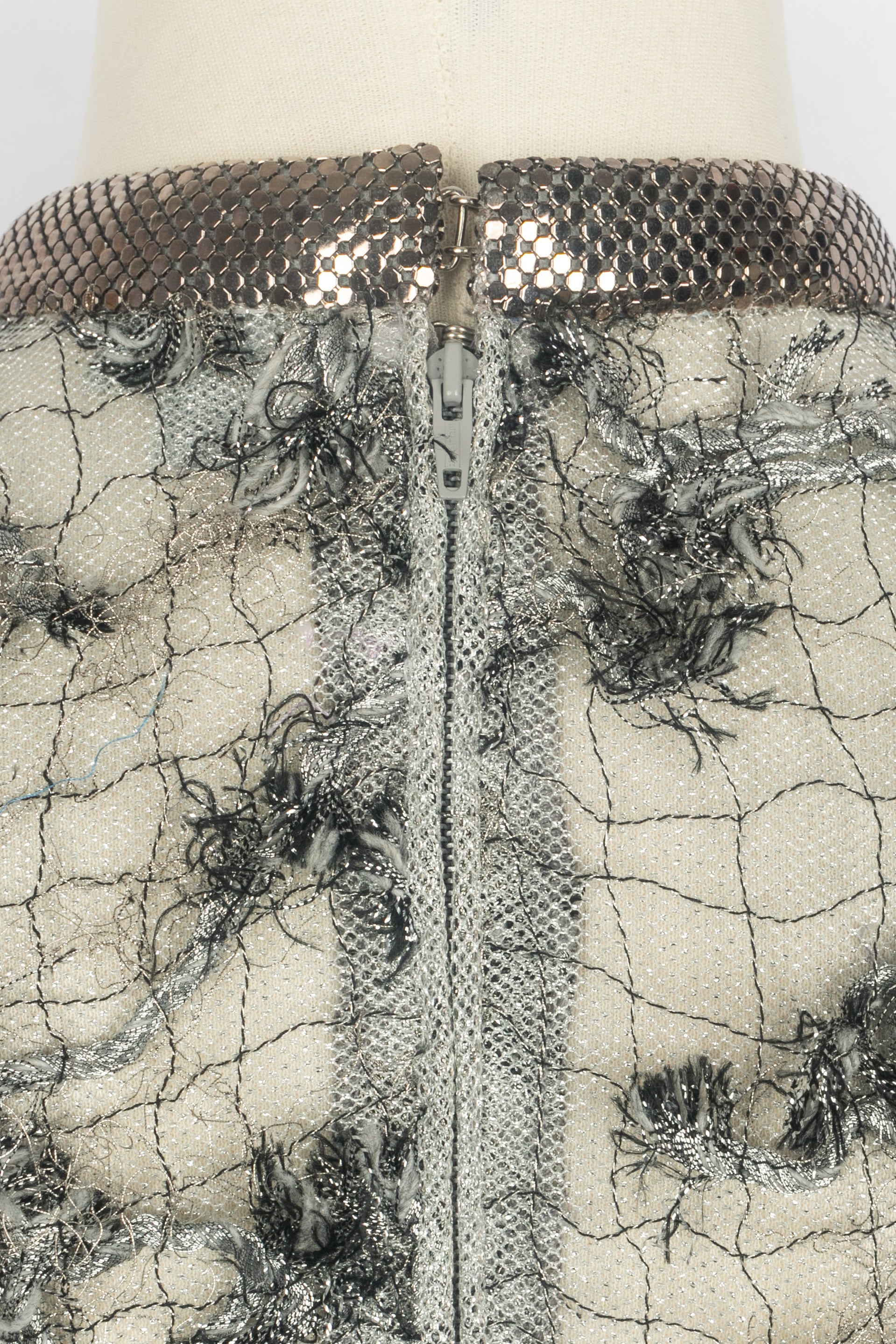 Robe en dentelle Paco Rabanne 1990's