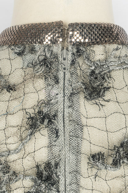 Robe en dentelle Paco Rabanne 1990's