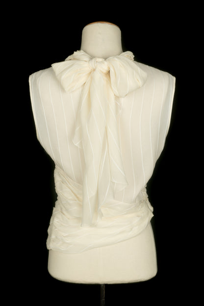 Haut en soie Christian Dior 