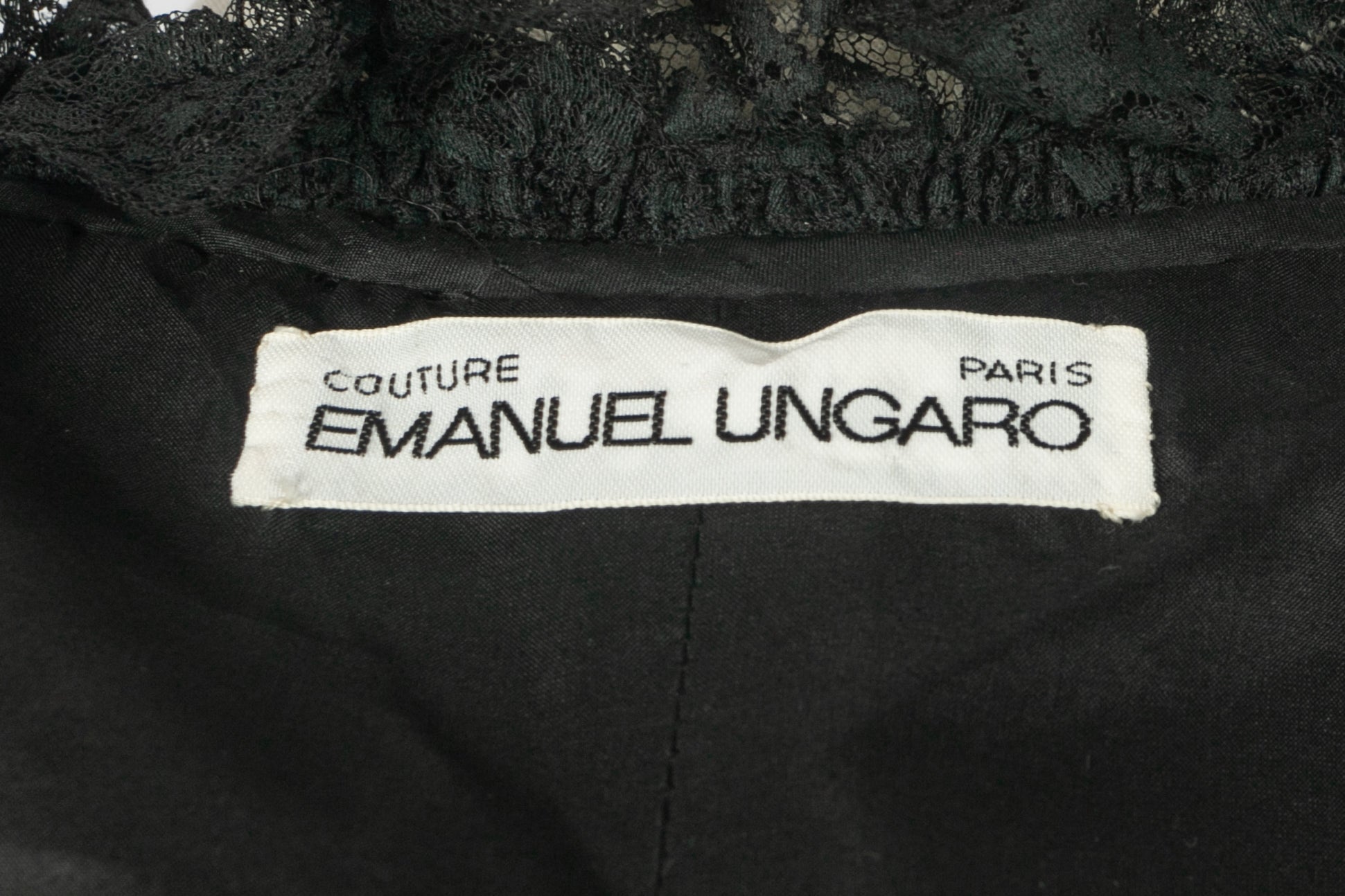 Manteau Emanuel Ungaro Haute Couture 1980