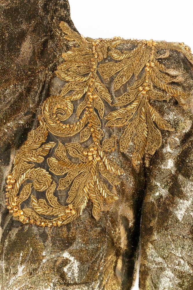Veste dorée Carven Haute Couture Automne 2004-2005