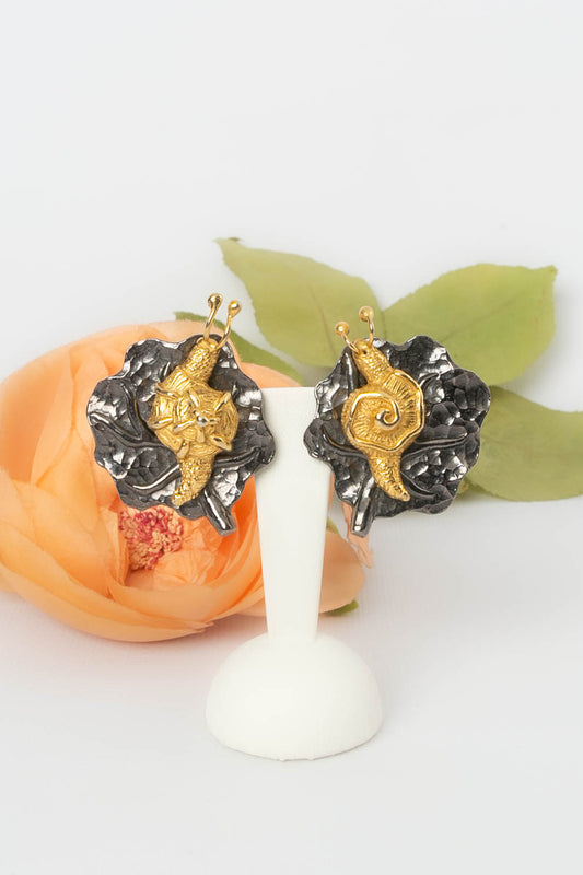 Boucles d'oreilles escargot Lorens