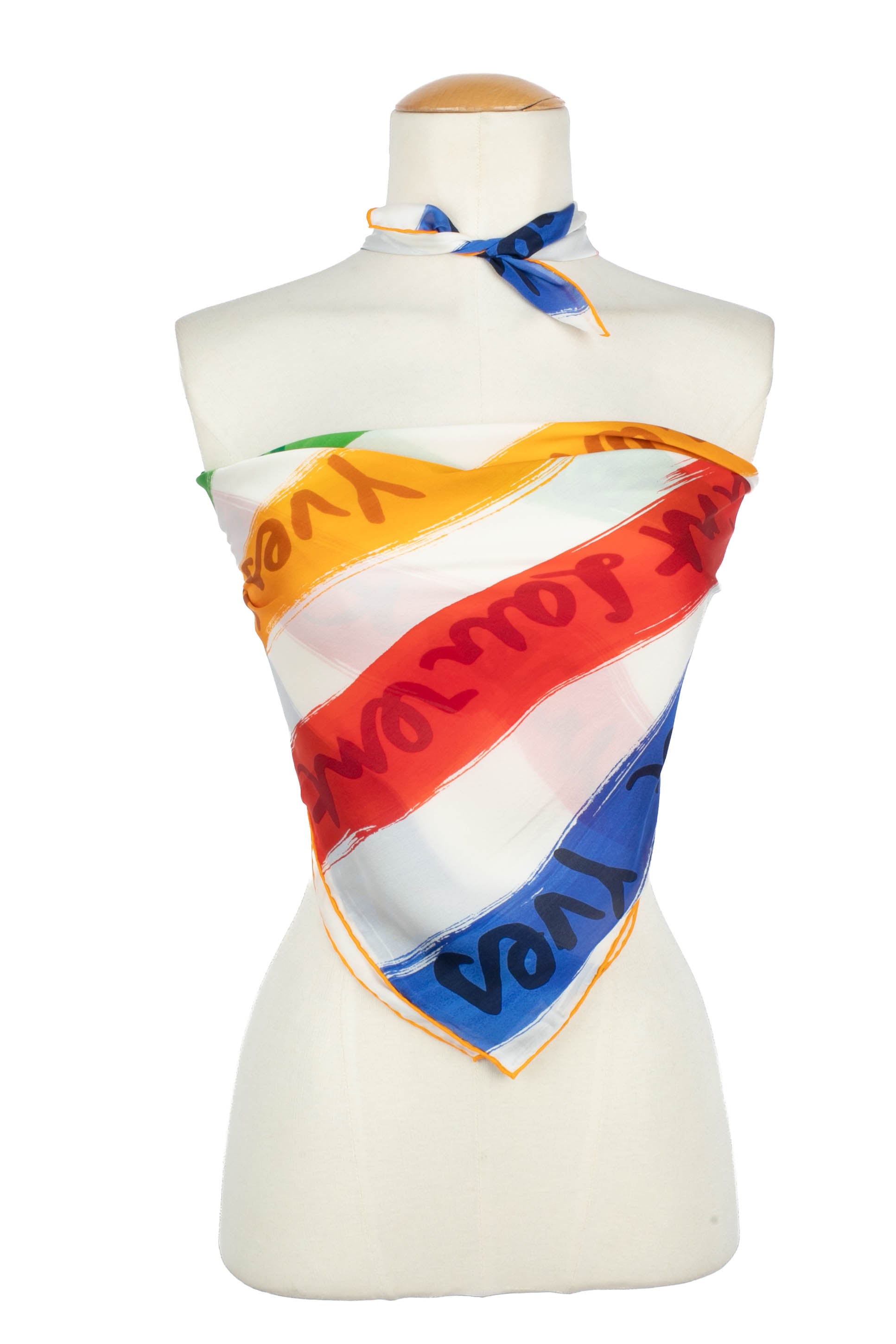 Foulard en soie Yves Saint Laurent