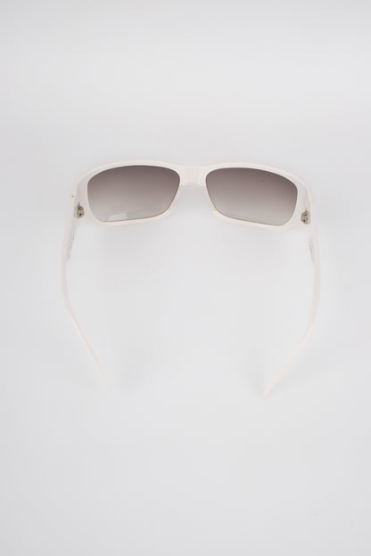 Lunettes de soleil blanches Chanel