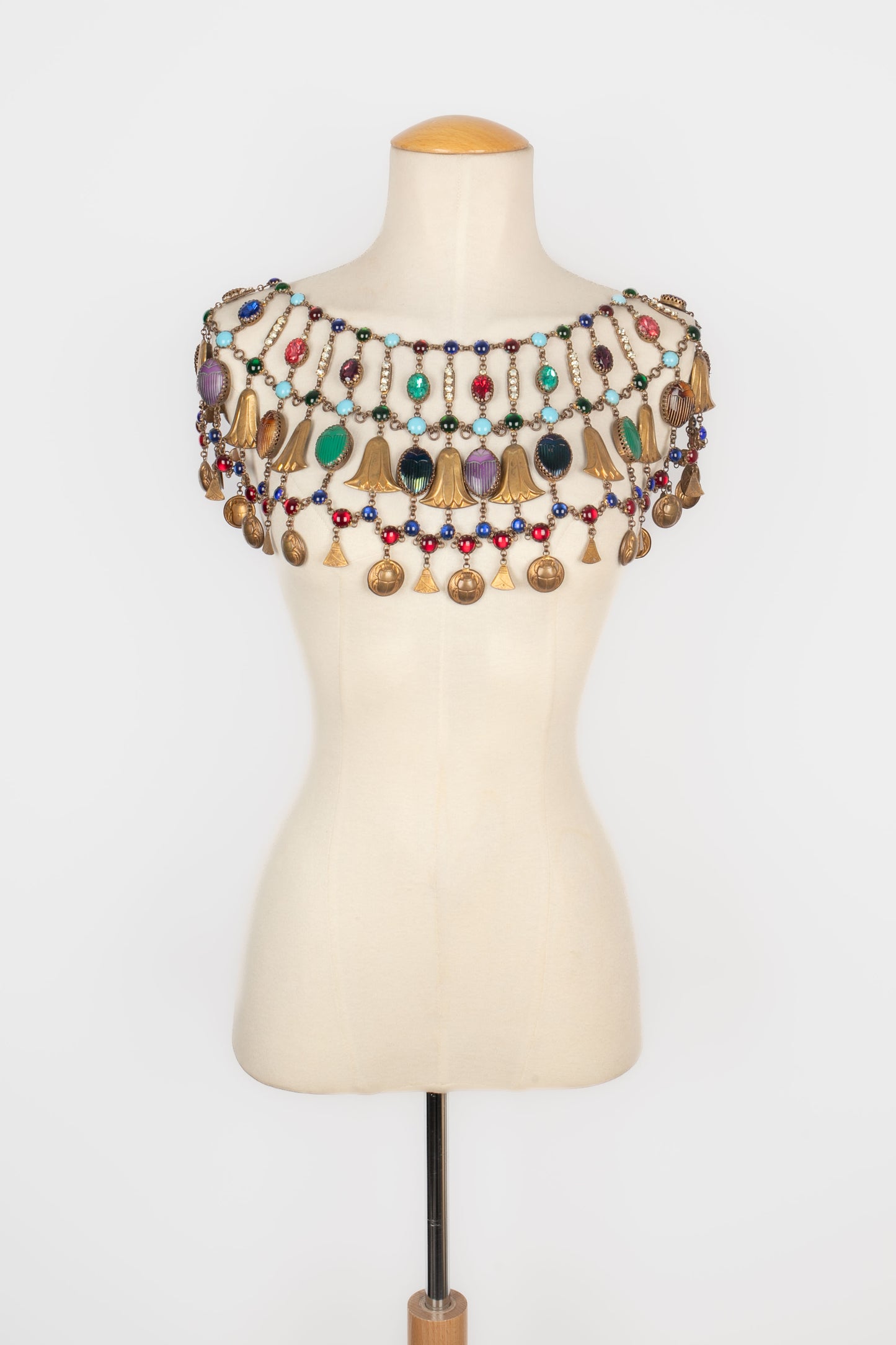 Collier plastron "Egyptien" Théâtre 