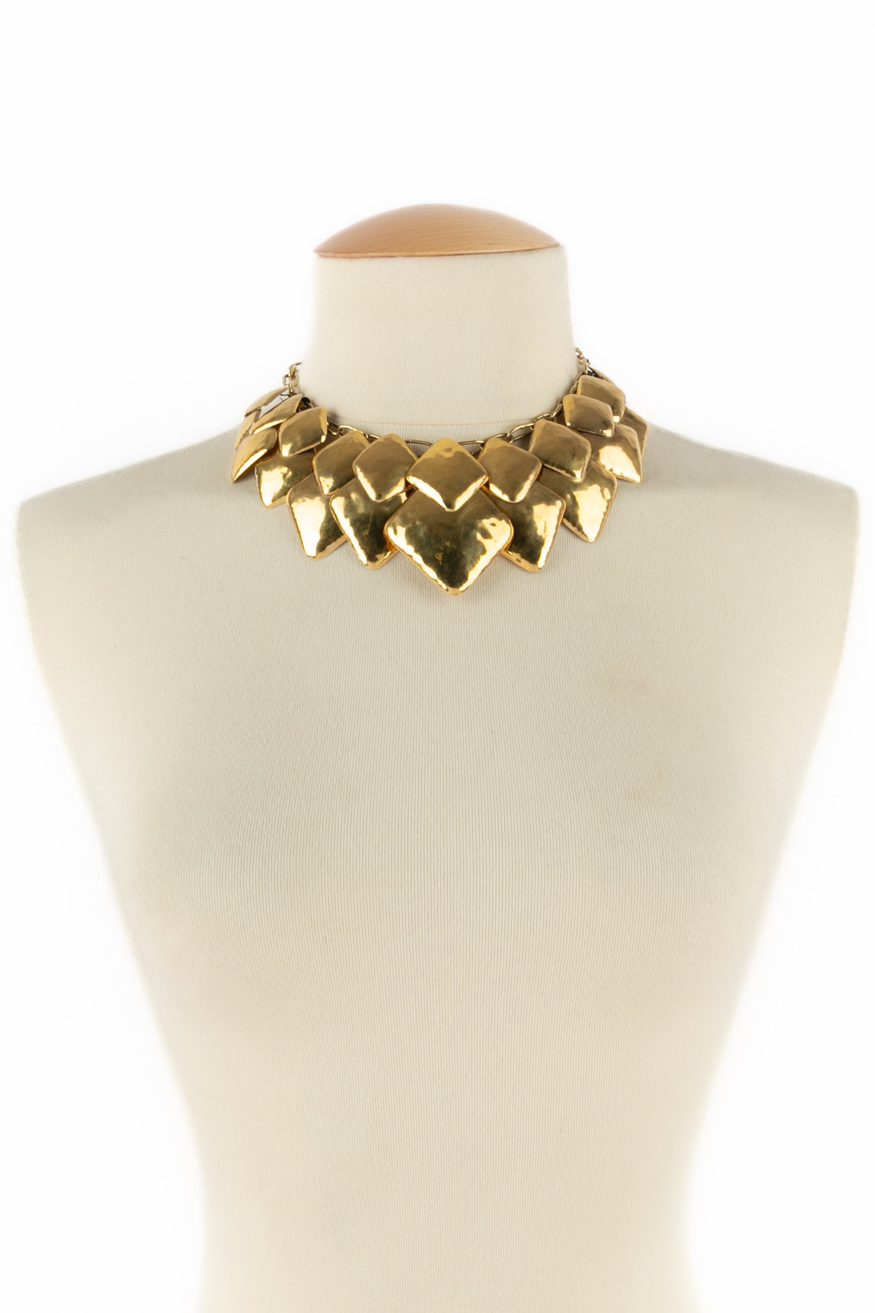 Collier doré Frances Patiky Stein