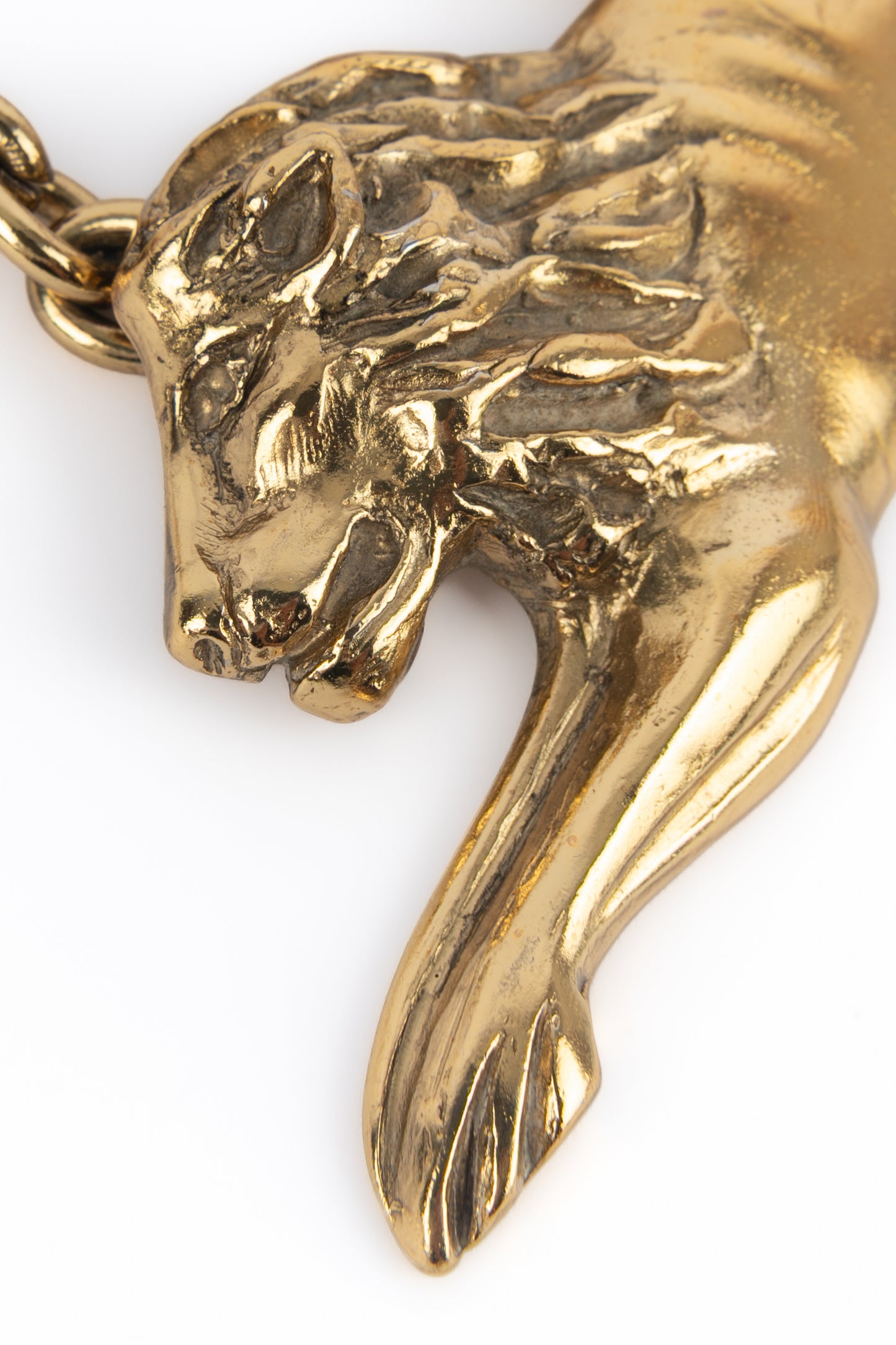 Collier lion Yves Saint Laurent