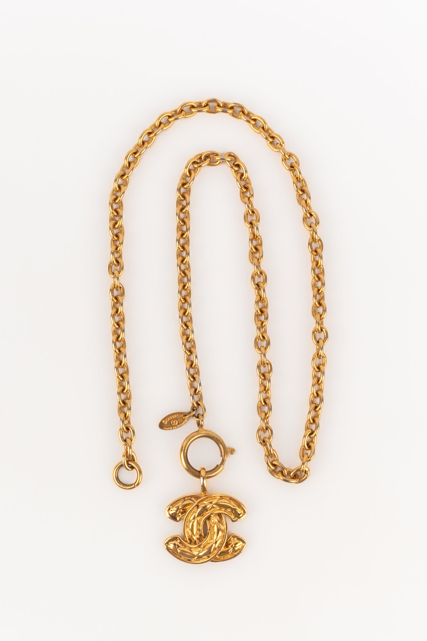 Collier cc Chanel 1990's