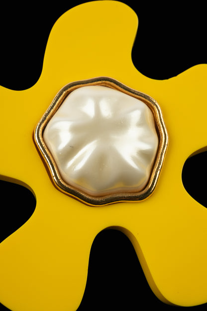 Boucles d'oreilles "Fleur" Chanel Eté 1991