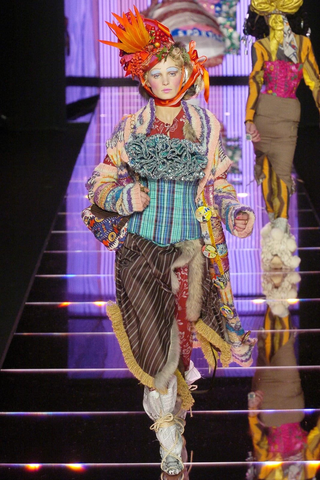 Gilet en crochet John Galliano 2004
