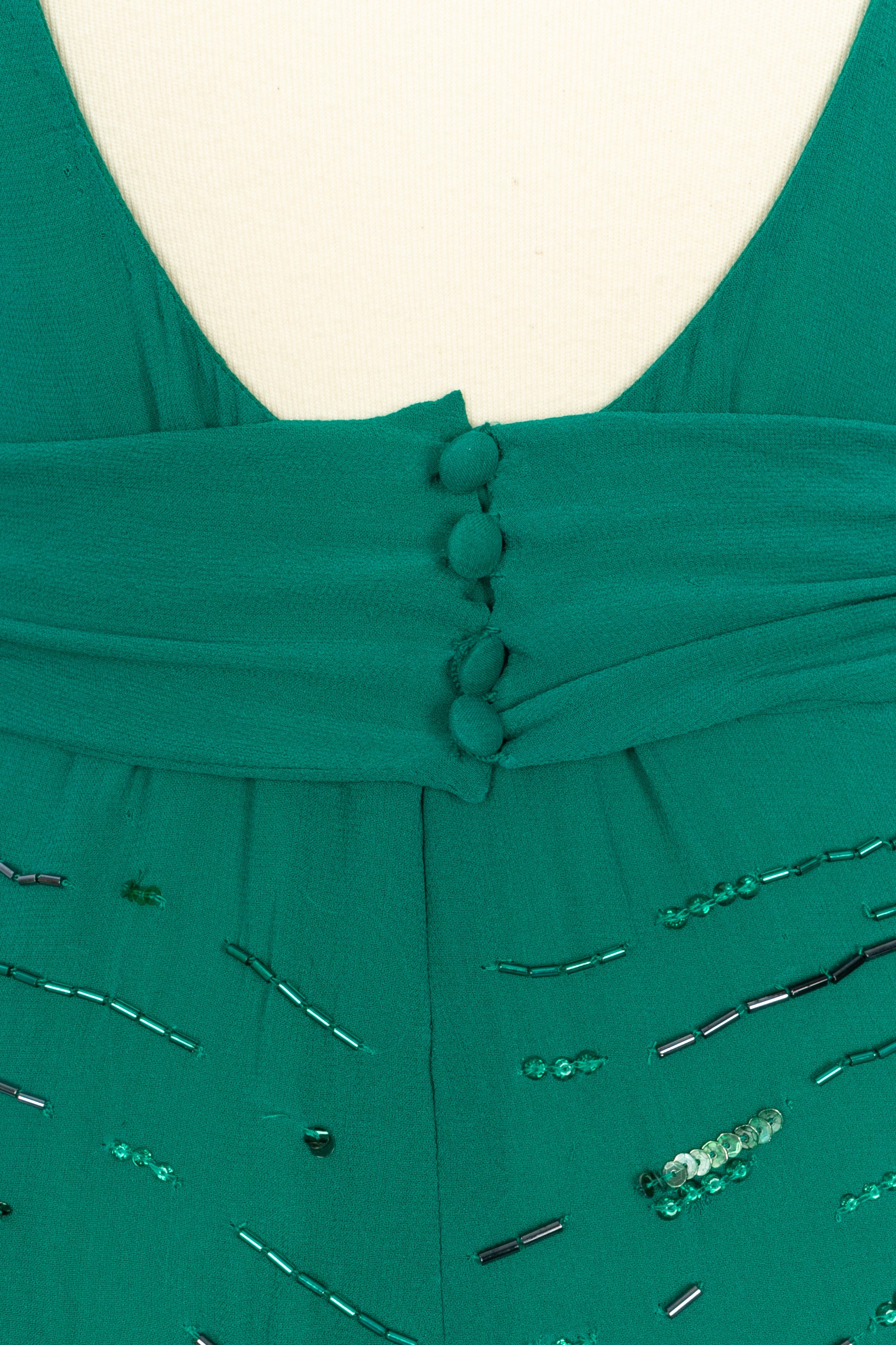 Robe en soie perlée Roberto Cavalli