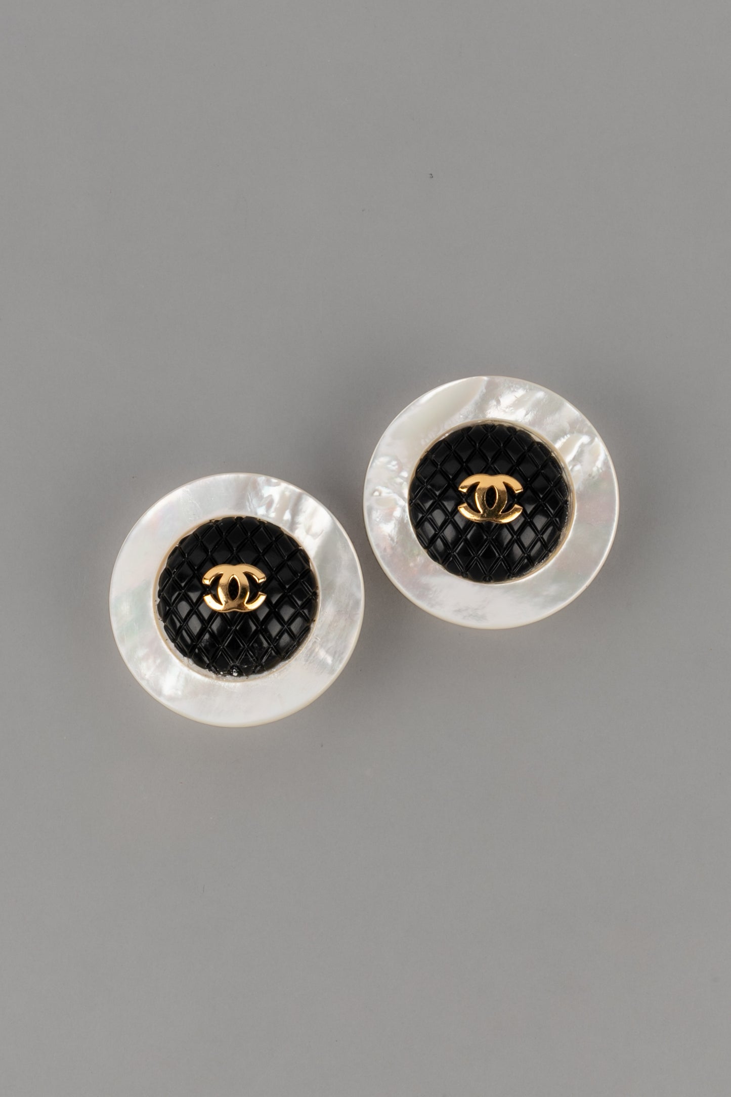 Boucles d'oreilles cc Chanel Haute Couture