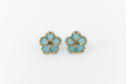 Boucles d'oreilles fleurs Augustine