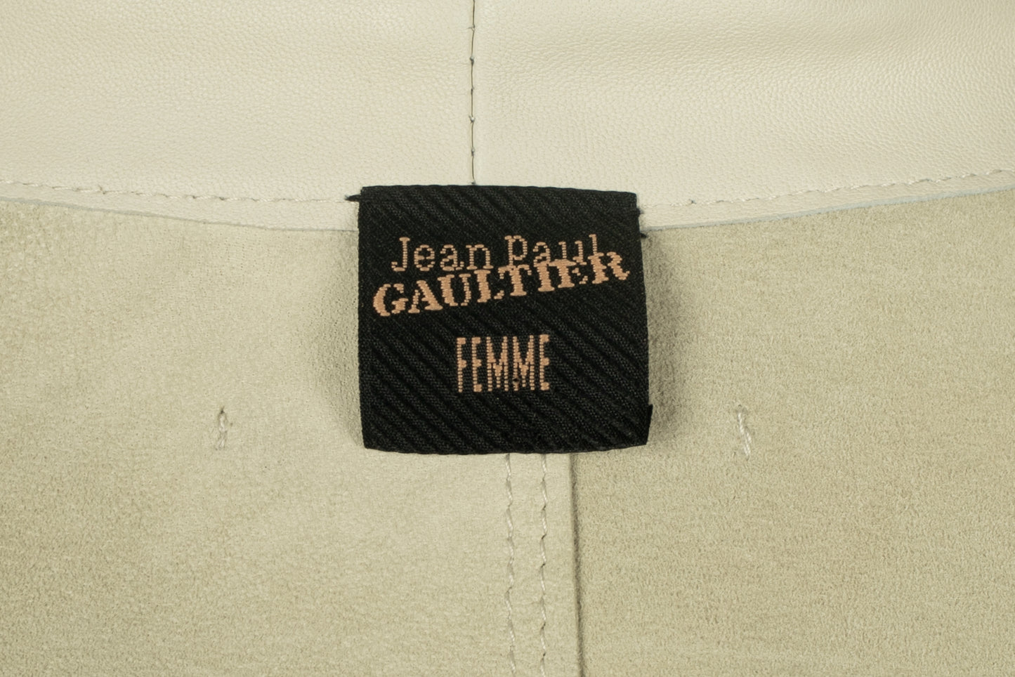 Cape en cuir Jean-Paul Gaultier