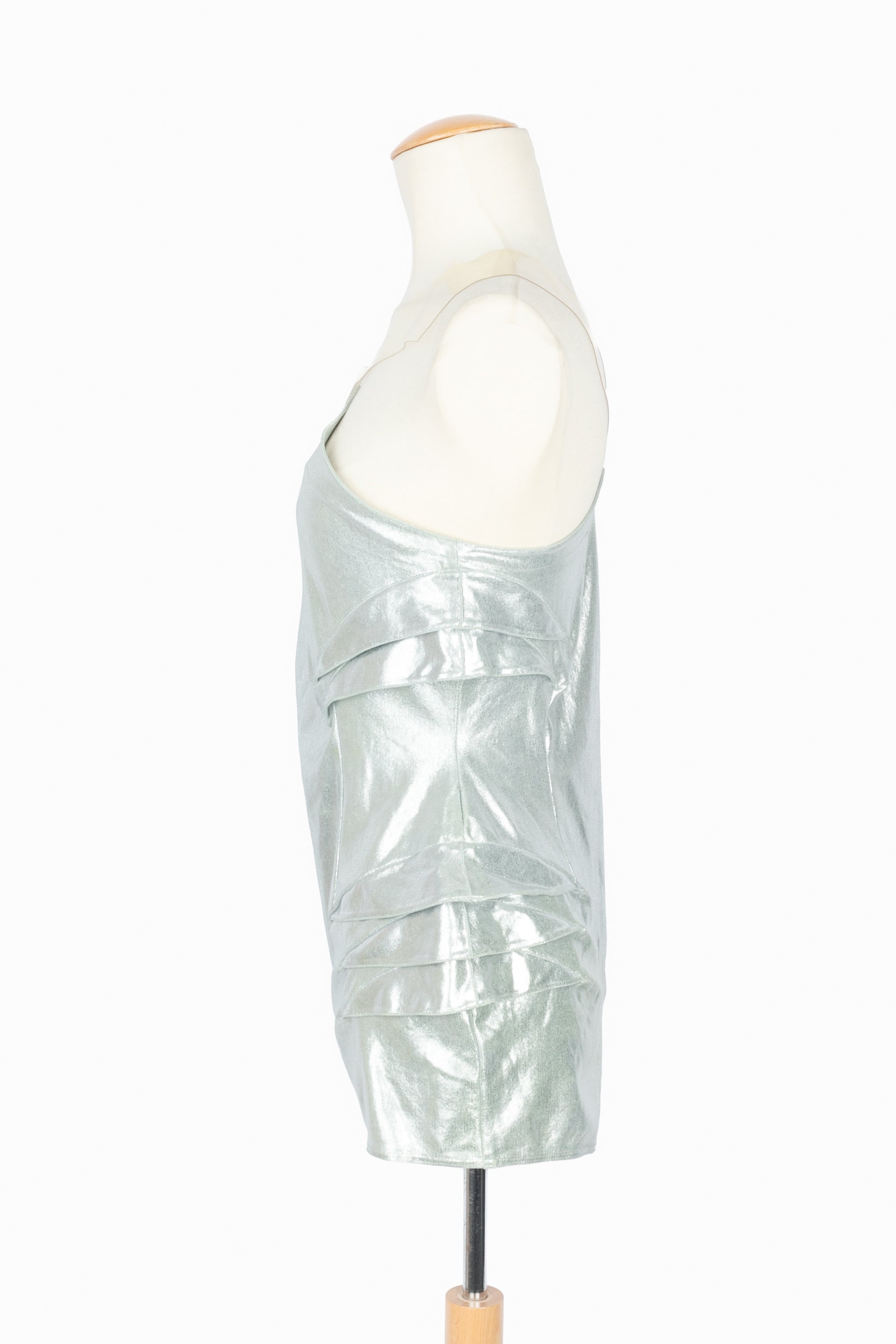 Combinaison argentée Thierry Mugler 1989