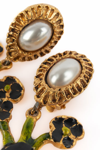 Boucles d'oreilles Christian Lacroix Eté 1994