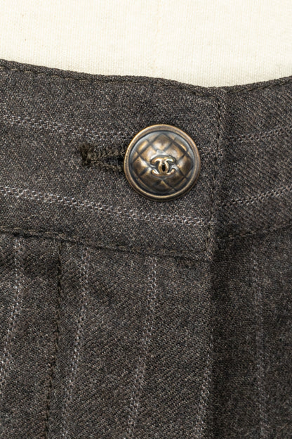 Pantalon en laine Chanel Automne 2004