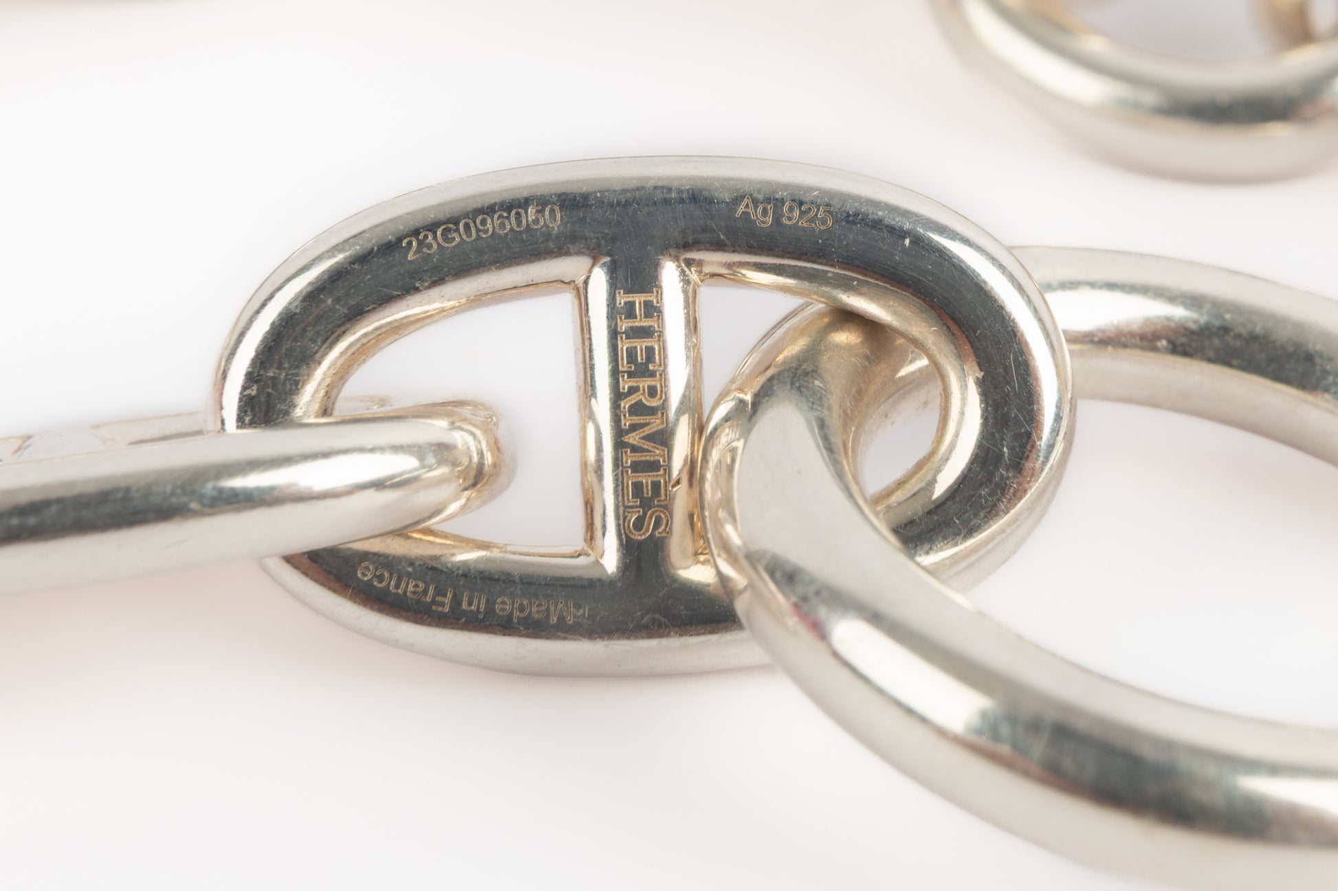 Bracelet "Chaîne d'ancre" Hermès grand modèle