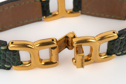 Bracelet en lézard Hermès